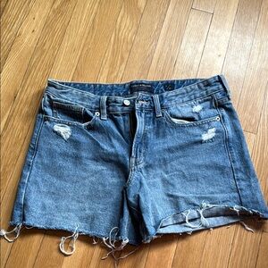 Lucky Brand Blue Jean Shorts Distressed Cut-Off Style